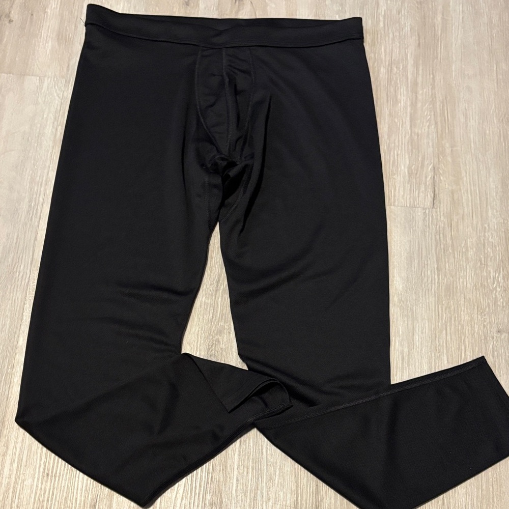 Men’s Black Long‎ John Leggings